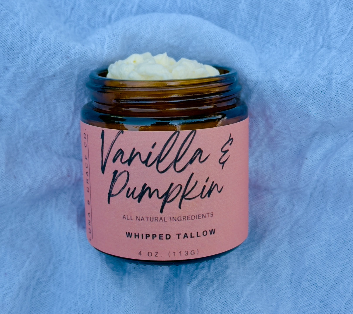 Vanilla & Pumpkin whipped tallow