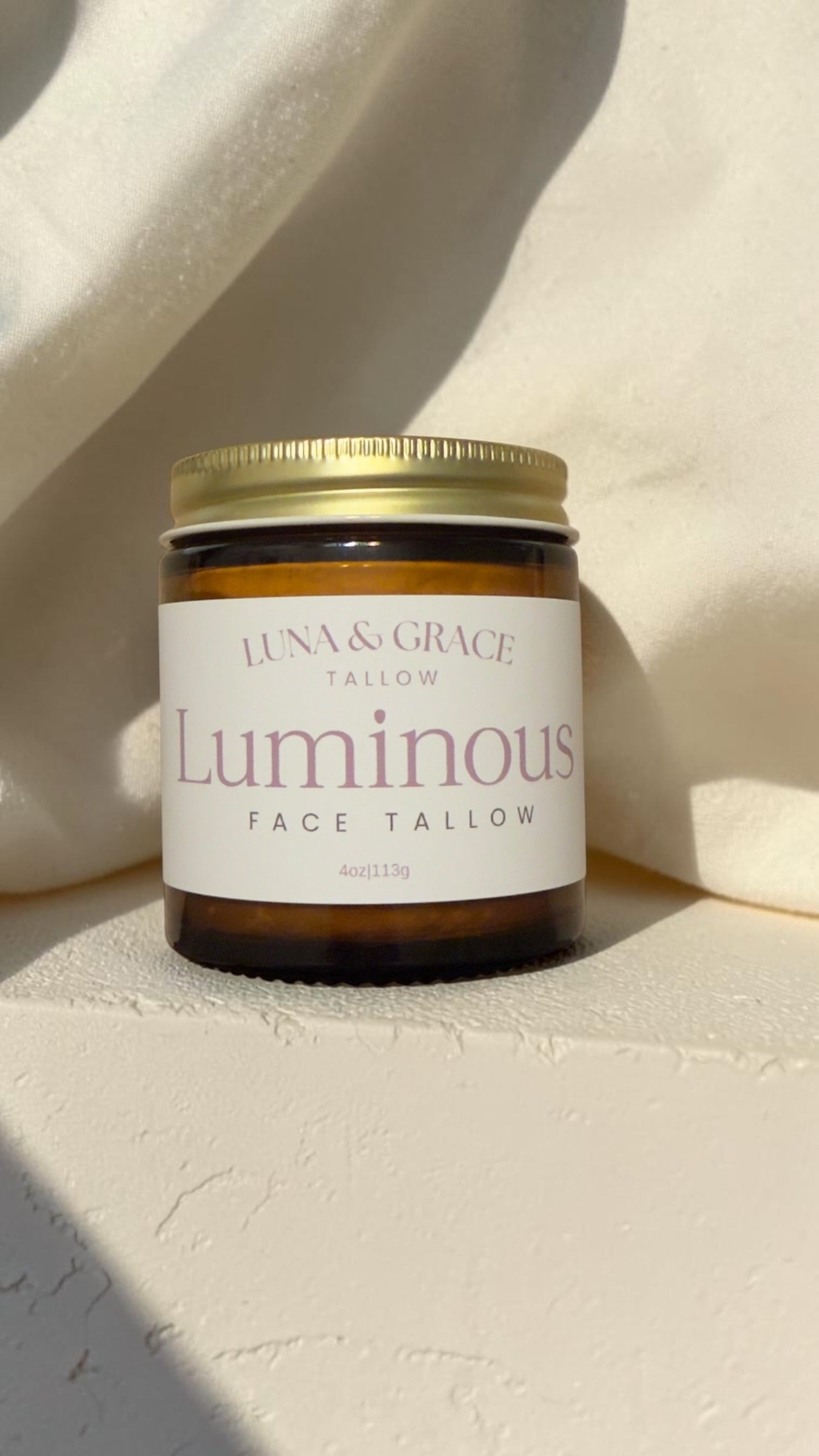 Luminous face tallow