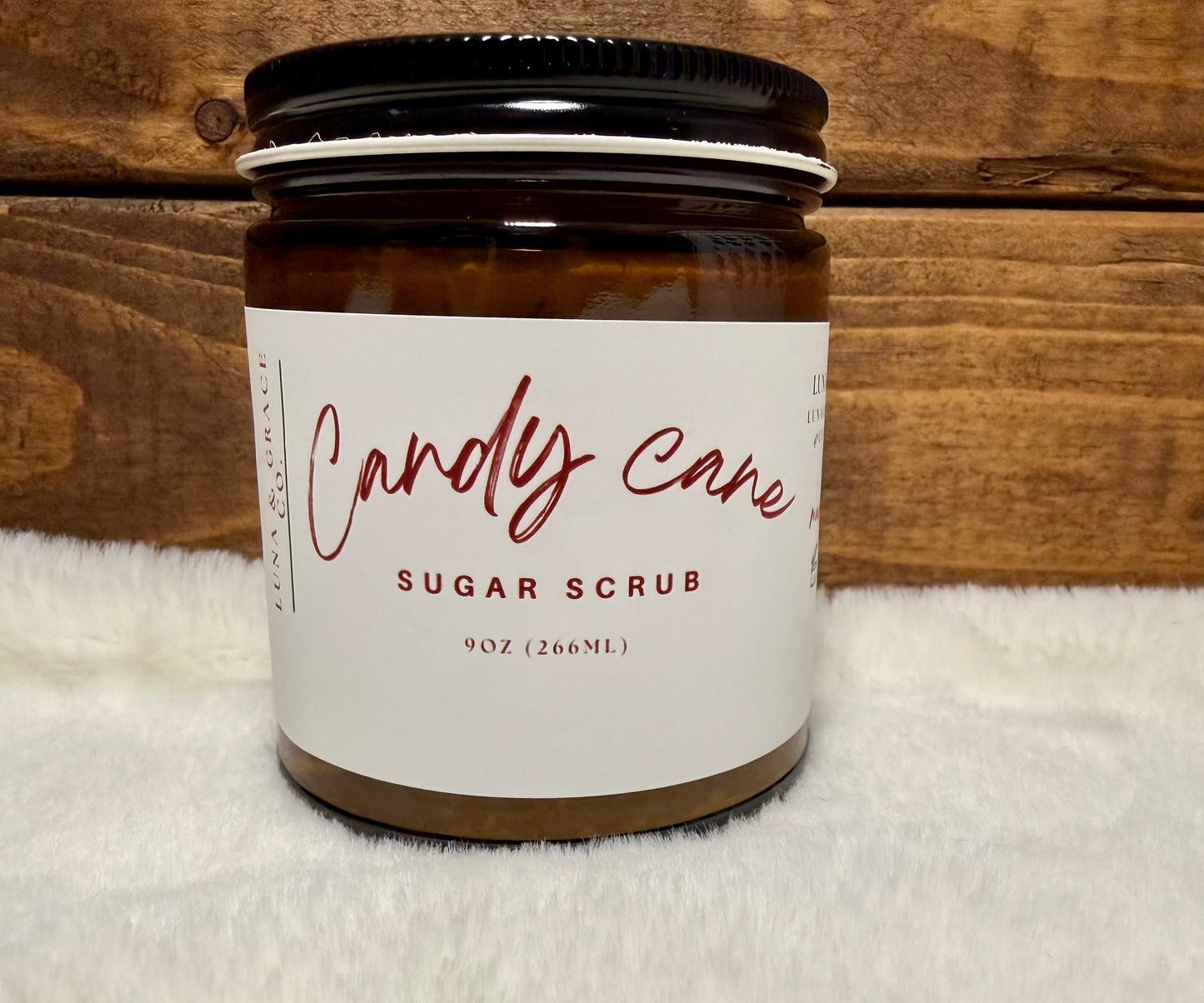 Candy cane sugar scrub