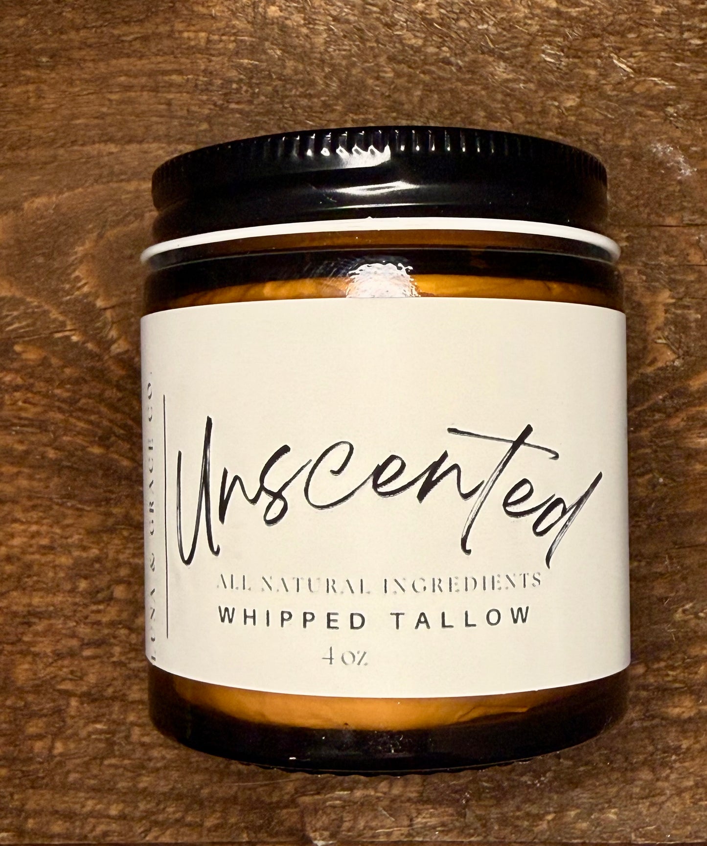 Unscented tallow whip