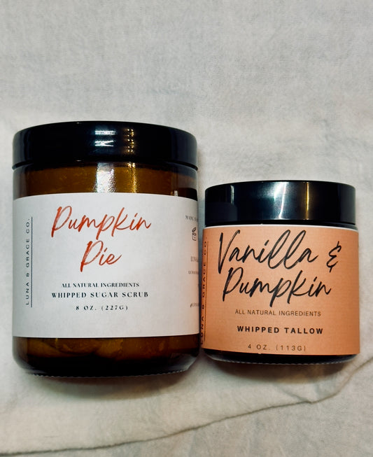 Pumpkin patch pair