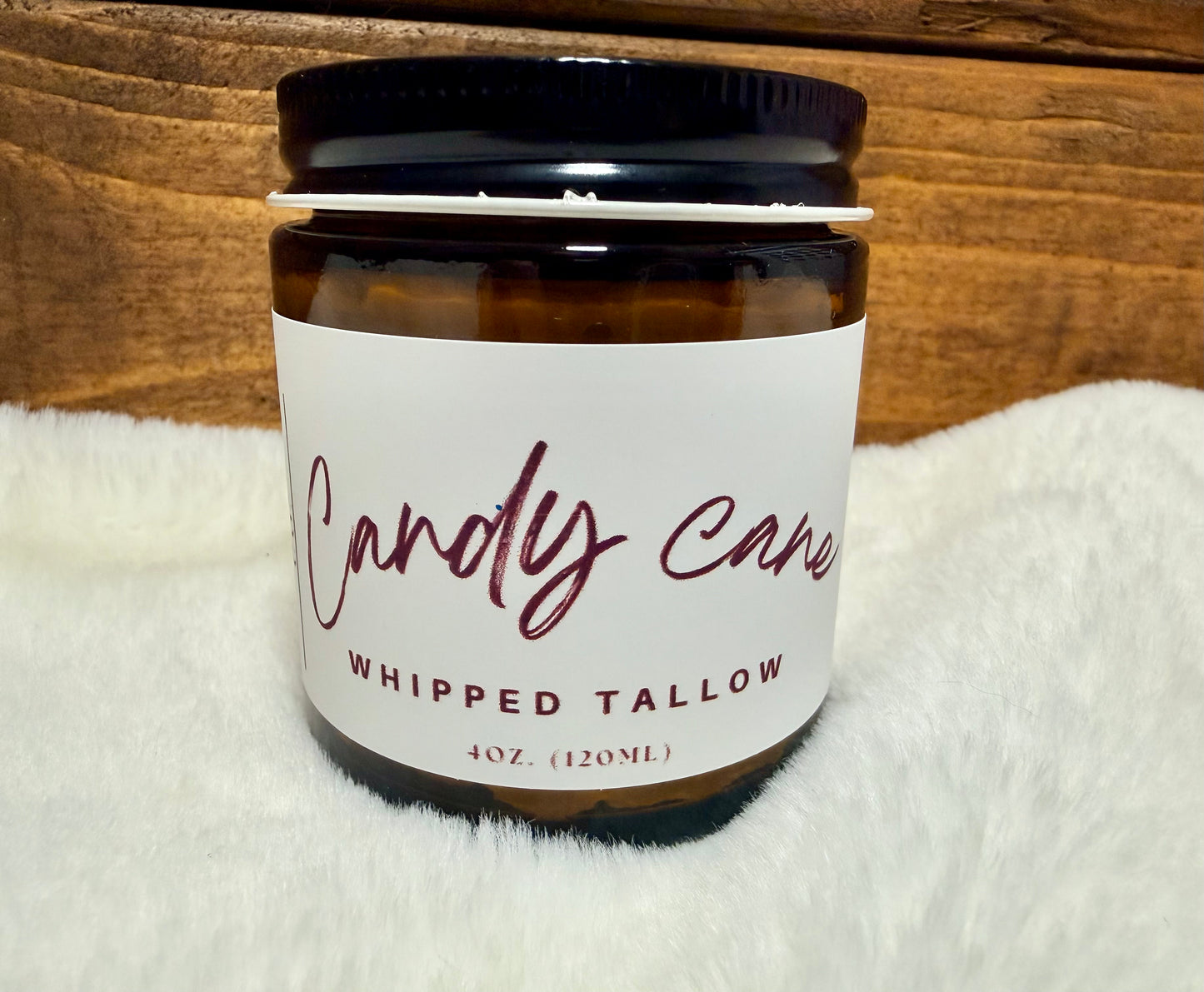 Candy cane whipped tallow