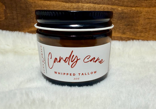 Candy cane whipped tallow