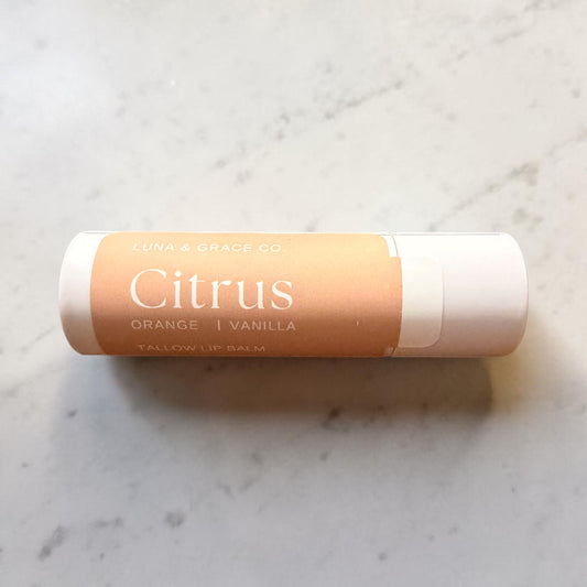 Citrus lip balm