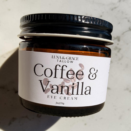 Coffee & Vanilla tallow eye cream