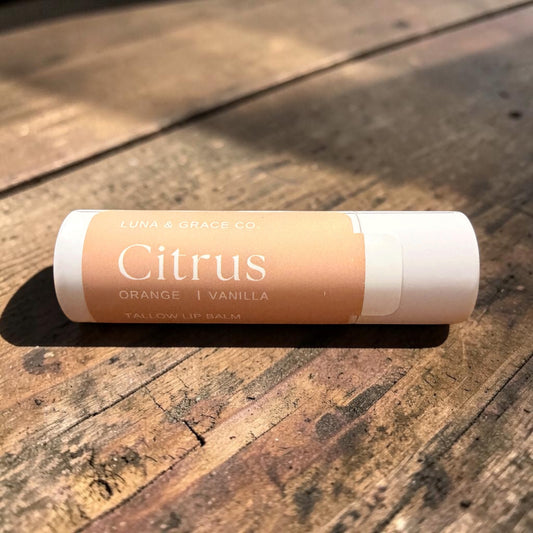 Citrus lip balm